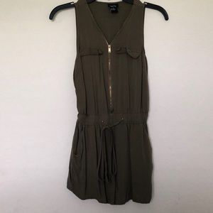 Rue21 XS Army Green Romper